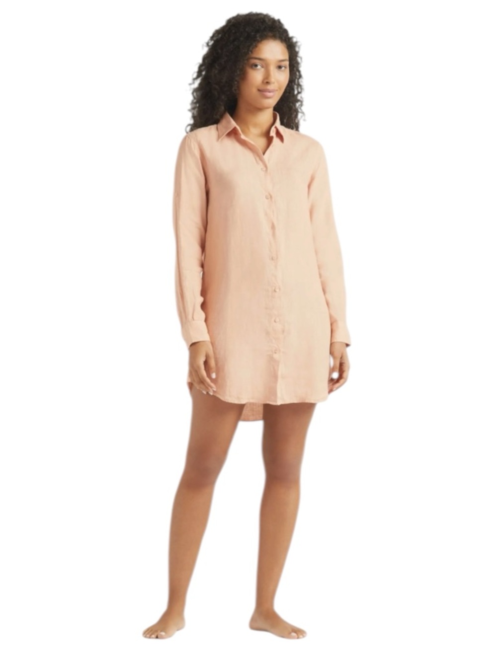 Vilebrequin Fragrance Linen Shirt Dress size S NWT